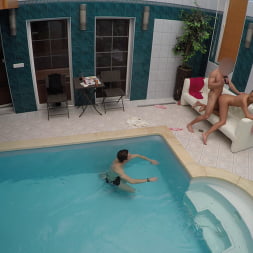 Sex adventures in private swimming pool