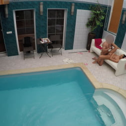 Sex adventures in private swimming pool