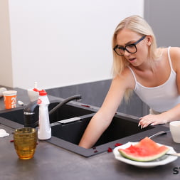 Don't clean the drain or you'll get stuck!