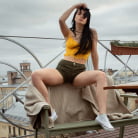 Juicy Leyla in 'Smoking behind daddy's back Here, smoke my cock!'