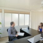 Liza in 'To college trip right from his cock'