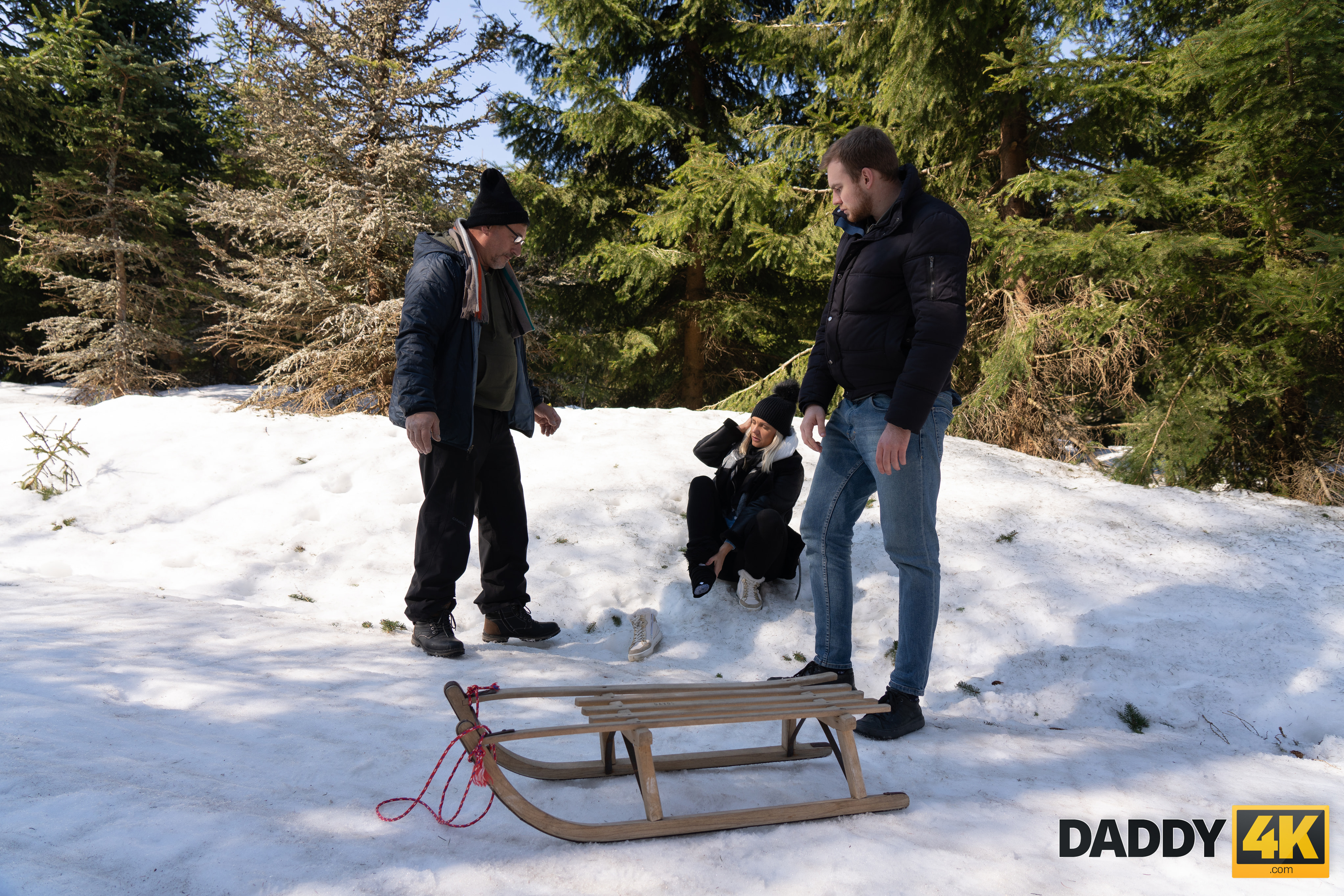 Sled and Fireplace Adventure