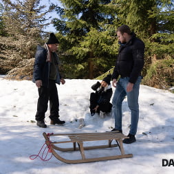Sled and Fireplace Adventure